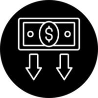 Loss Money Vector Icon