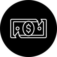 Broken Cash Vector Icon