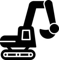 Excavator Vector Icon