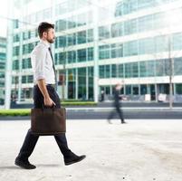 Businessman in the city photo