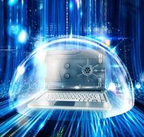 Computer as a safe 3d rendering photo