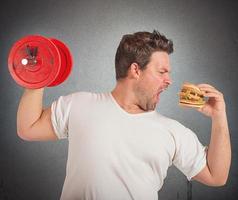 Weights vs sandwich photo