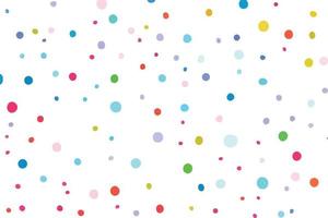 Festive Confetti Celebration on White Background vector