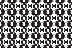 Abstract Geometric Pattern in Black and White vector