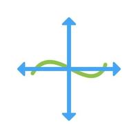 Unique Graph Vector Icon