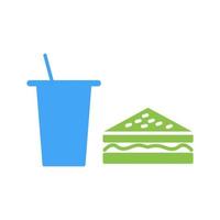 Unique Lunch Vector Icon