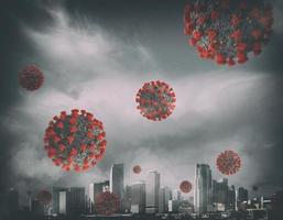 Contagion of the virus that affects the city photo