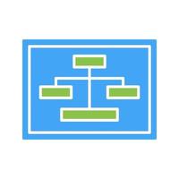 Unique Seo Structure Vector Icon