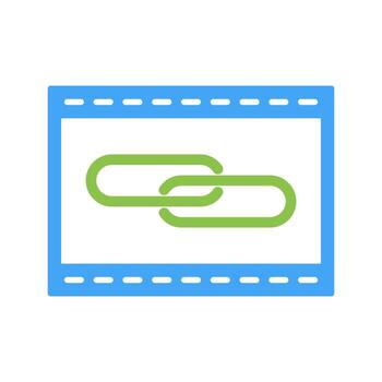 Unique Link Optimization Vector Icon