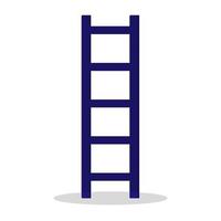 Fixed ladder, step Ladder Straight. Vector illustration Flat web design element for website or app.