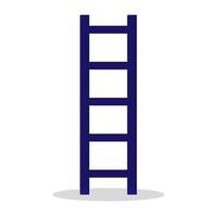 Fixed ladder, step Ladder Straight. Vector illustration Flat web design element for website or app.