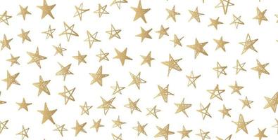 Stars set. Hand drawn doodle illustrations vector