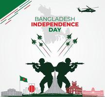 Bangladesh independence day. 26 March. Template for background, banner, card, poster. vector illustration.