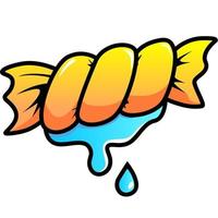 Squeezing Wet Cloth Emote Vector Illustration