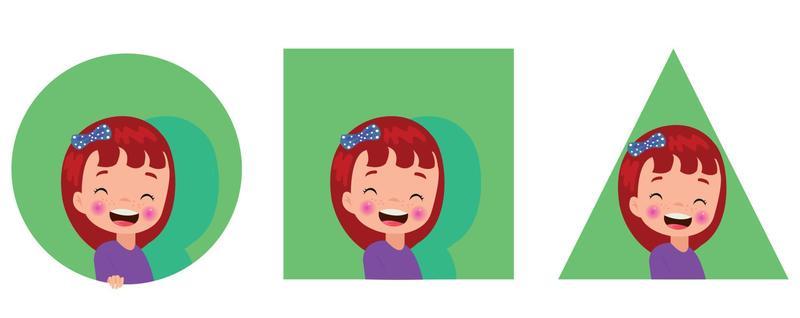 Funny Children Learning Basic Shapes