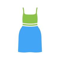 Cocktail Dress Vector Icon