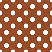 Pattern homemade cookie different taste in pastry biscuit vector