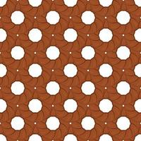 Pattern homemade cookie different taste in pastry biscuit vector