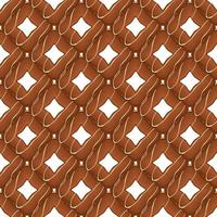 Pattern homemade cookie different taste in pastry biscuit vector
