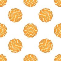 Pattern homemade cookie different taste in pastry biscuit vector