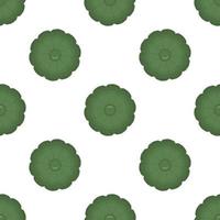 Pattern homemade cookie different taste in pastry biscuit vector