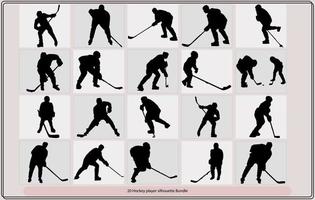 Hockey players silhouettes,Vector silhouettes hockey players,Ice hockey players silhouettes set vector