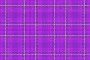 Background fabric plaid. Vector seamless textile. Tartan check texture pattern.