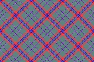 Tartan textile pattern. Seamless plaid background. Check vector fabric texture.