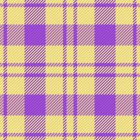 Texture background seamless. Check tartan fabric. Pattern vector textile plaid.