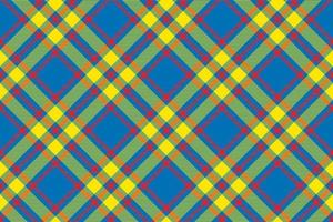 Tartan plaid background, diagonal check seamless pattern. Vector fabric texture for textile print, wrapping paper, gift card, wallpaper.