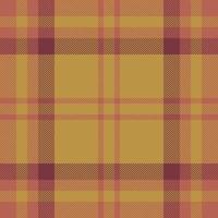 Plaid check pattern. Seamless fabric texture. Tartan textile print. vector
