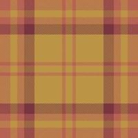 Plaid check pattern. Seamless fabric texture. Tartan textile print. vector