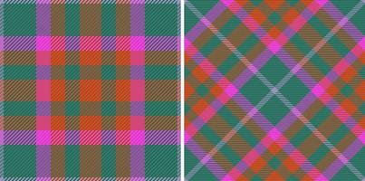 Vector fabric tartan. Texture textile pattern. Check background seamless plaid.