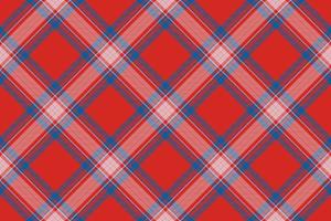 Tartan plaid background, diagonal check seamless pattern. Vector fabric texture for textile print, wrapping paper, gift card, wallpaper.