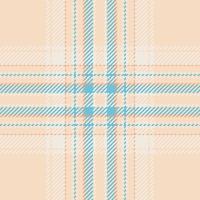 Plaid check pattern. Seamless fabric texture. Tartan textile print. vector
