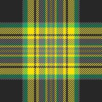 Plaid check pattern. Seamless fabric texture. Tartan textile print. vector