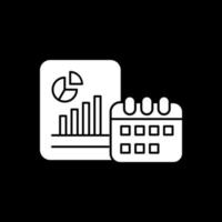 Yearly Report Vector Icon Design