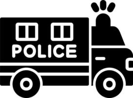 Police Van Vector Icon