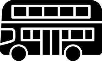 Double Decker Bus Vector Icon