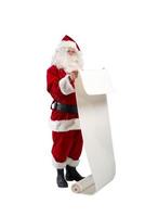 Santa Claus is full of presents request to delivery photo