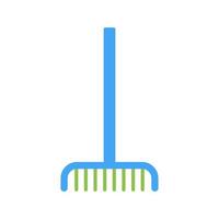 Fork picking Leaves Vector Icon