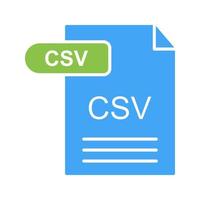 CSV Vector Icon