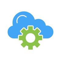 Cloud Computing Vector Icon
