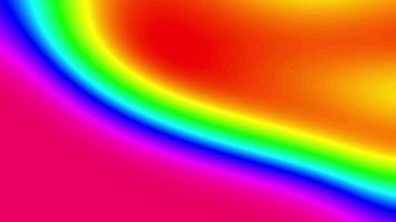 Colorful soft wavy glow gradient abstract background video