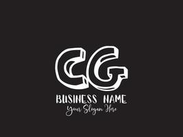 Unique Cg gc Logo Icon, Creative CG Letter Logo vector