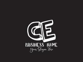 Unique Ce ec Logo Icon, Creative CE Letter Logo vector