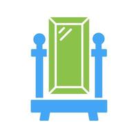 Floor Mirror Vector Icon