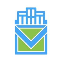 Cigarette Pack Vector Icon