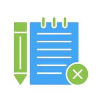 Unchecked Notes Vector Icon