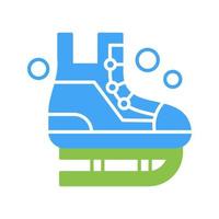 Ice Skating Vector Icon